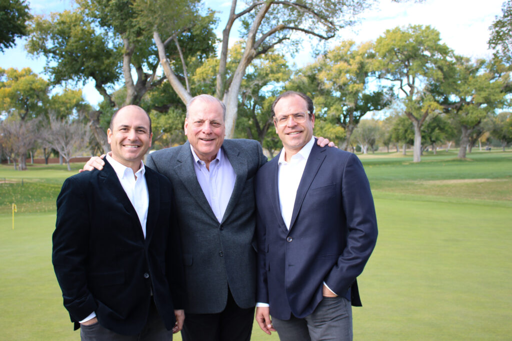 David Silverman (left), Paul Silverman (middle), and Adam Silverman (right).